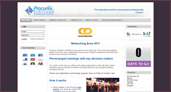Desktop Screenshot of networking.procurexscotland.co.uk
